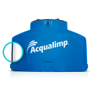 Tanque Polietileno Água Protegida 1500 litros Com Tampa Roscável - Acqualimp