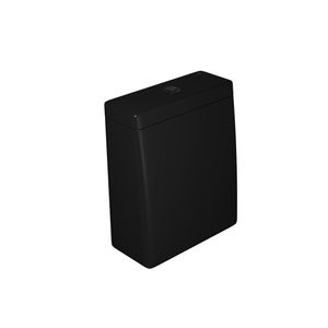 Caixa Acoplada Acionamento Duo Black Matte Lk 3,6 Litros Ebano Preto - (CD23FBLMT95) - Deca