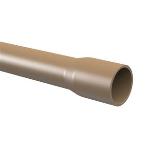 Tubo PVC Soldável 110mm 6m Marrom - Tigre