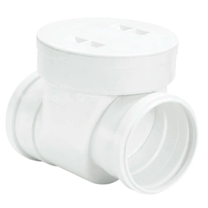 Valvula de Retenção Horizontal PVC Esgoto 200mm - Plastfran