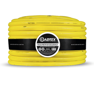 Eletroduto Corrugado 32mm 5m Amarelo - Adtex