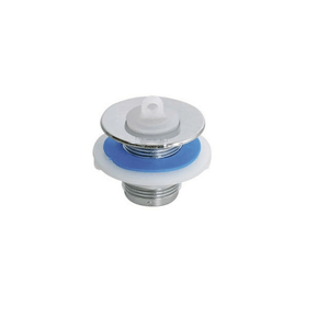 Válvula para Pia Curta com Tampa Plástico 40mm Cromado - Astra
