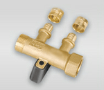 Distribuidor-Aberto-com-Fixadores-Pex-3-4--2-Saidas-16mm---AVA-METAIS