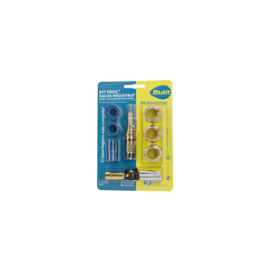 Kit Registro e Misturador de Pressão Salva Registro 10 em 1 - Blukit