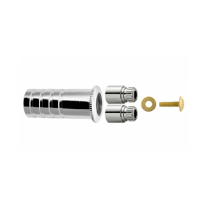 Kit Prolongador de Registro ABS 1cm Cromado - Blukit