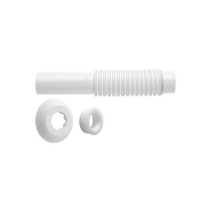 Tubo de Ligação para Bacia Ajustável 240mm Branco - Blukit