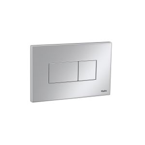 Acabamento para Caixa de Descarga Embutida Duplo 3 e 6 litros H Quadra Duo Cromado - (4900CHQDDUO) - Deca