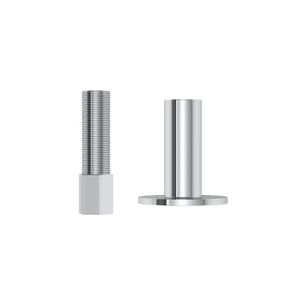 Conjunto de Fixação para Bacia Acionamento Lateral Cubo e Duomo Cromado - (SP12101) - Deca