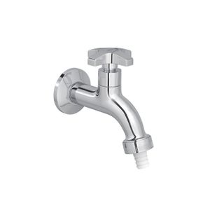 Torneira para Jardim e Tanque de Parede Max com adaptador de mangueira Cromado - (1153C34) - Deca