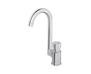 Torneira-para-Lavatorio-de-Mesa-Fechamento-Automatico-Bica-Alta-Decamatic-Eco-Cromado----1175C----Deca