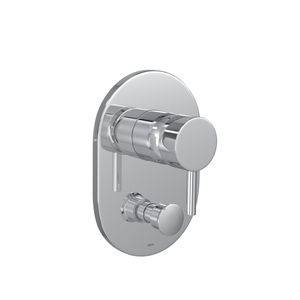Acabamento Monocomando para Chuveiro 4 Vias com Desvio para Banheira Link Cromado - (4994CLNK) - Deca