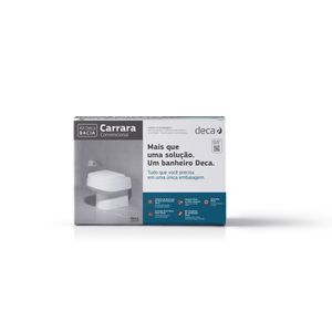Kit Completo de Bacia Convencional Carrara Branco - (KP6017) - Deca