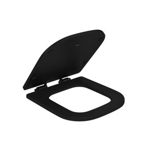 Assento Sanitário Slow Close com Fixação Poliéster Black Noir Piano Preto - (AP337BLNO94) - Deca