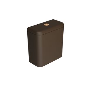 Caixa Acoplada Acionamento Duo Gold Matte 3,6 Litros Marrom - (CD11FGLMT22) - Deca