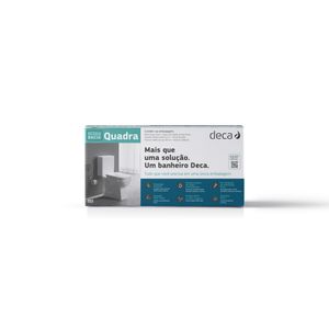 Kit Completo de Bacia com Caixa Acoplada Quadra Branco - (KP.211.17) - Deca