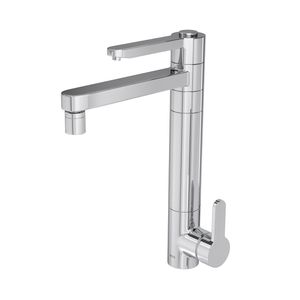 Misturador para Cozinha Monocomando de Mesa com Filtro Bica Móvel Twin Click Cromado - (2240CCLICK) - Deca