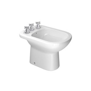 Bidê com 3 Furos Vogue Plus Branco - (B517) - Deca
