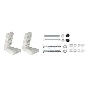 Conjunto de Fixação para Bacia Lateral Vogue - Cubo - Monte Carlo Black Matte - (SP121BLMT) - Deca