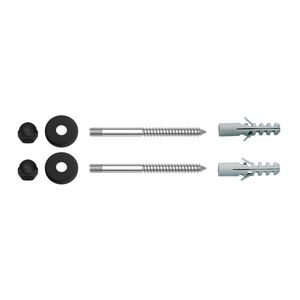 Conjunto de Fixação para Bacia Suspensa e Bide Black Matte - (SP13BLMT) - Deca