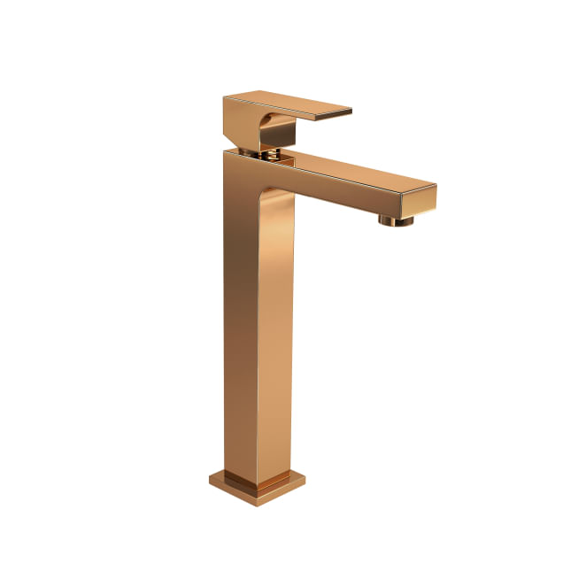 Misturador-para-Lavatorio-Monocomando-de-Mesa-Bica-Alta-Unic-Gold-Red----2885GL90RD----Deca
