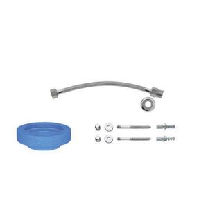 Kit de Instalação para Bacia com Caixa Acoplada Fixação Vertical Cromado - (1200CKITPCD) - Deca