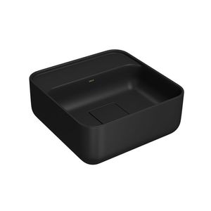 Cuba de Apoio com Mesa Quadrada 30cm Ebano Fosco - (L11030M94) - Deca