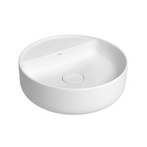 Cuba de Apoio com Mesa Redonda 40cm Branco - (L12040M17) - Deca