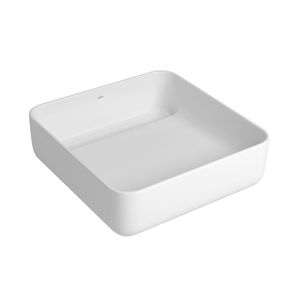 Cuba de Apoio com Válvula Oculta Quadrada 40cm Branco - (L11040VO17) - Deca