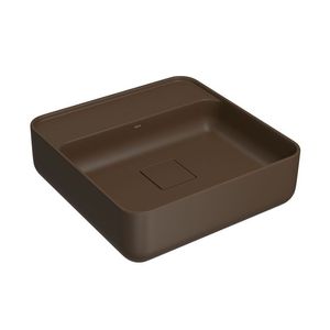 Cuba de Apoio com Válvula Oculta Quadrada 40cm Marrom - (L11040M22) - Deca