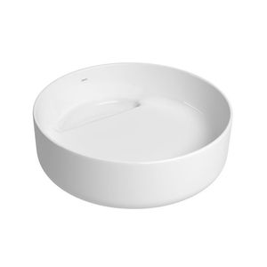 Cuba de Apoio com Válvula Oculta Redonda 40cm Branco - (L12040VO17) - Deca