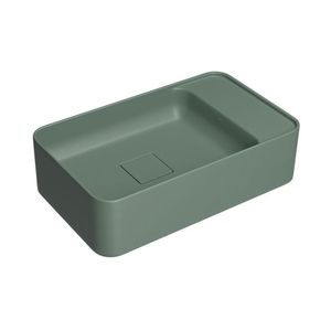 Cuba de Apoio Suspensa com Mesa Direita Retangular 50cm Salvia - (L43050MD49) - Deca