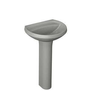 Lavatório Izy Ravena 455x360mm Cinza Real - (L91587) - Deca