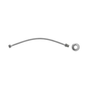 Ligação Flexivel Trançado Aço Inox 1/2"" x 50cm Cromado - (4607C050) - Deca