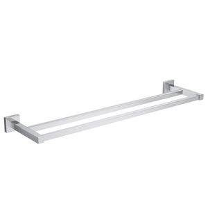 Porta Toalha Duplo Barra Quadratta Cromado - (2042C83) - Deca
