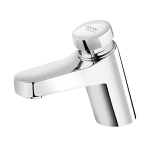 Torneira para Lavatório de Mesa Pressmatic Deluxe com Regulador de Tempo Bacteria-Free Cromado - Docol