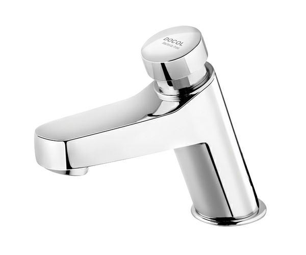 Torneira-para-Lavatorio-de-Mesa-Pressmatic-Join-com-Regulador-de-Tempo-Bacteria-Free-Cromado---Docol