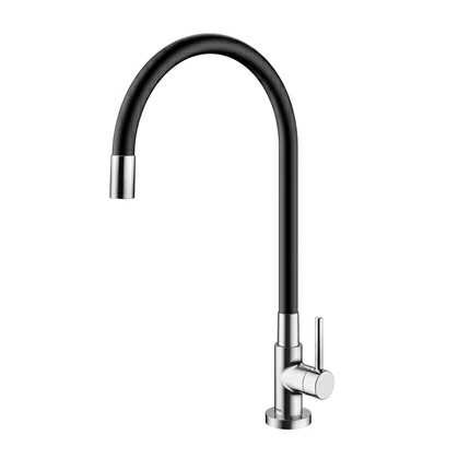Torneira-para-Cozinha-de-Mesa-Docol-Spice-Cromado-Black---Docol