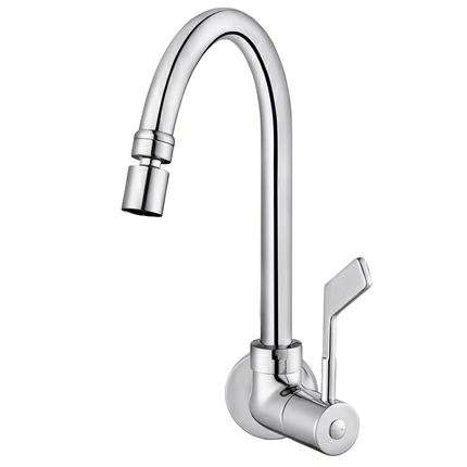 Torneira-para-Cozinha-de-Parede-Bica-Alta-Vitta-Cromado---Docol