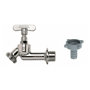 Torneira para Jardim Angular Multiuso 1/2"" DN15 Cromado - Docol