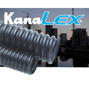 Duto Flexível Corrugado Helicoidal Kanalex 5"" Preto - KNF