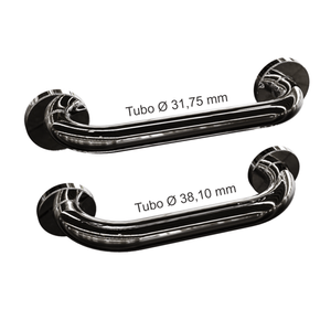 Barra de Apoio Aço Inox Conforto 40cm Polido - Levevida