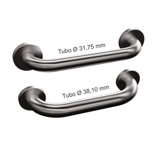 Barra de Apoio Aço Inox Conforto 80cm Escovado - Levevida