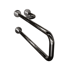 Barra de Apoio Lateral Fixa Aço Inox 70cm Polido - Levevida