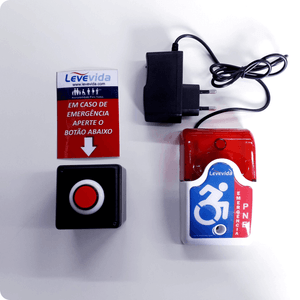 Alarme PNE Audiovisual sem Fio Slim - Levevida