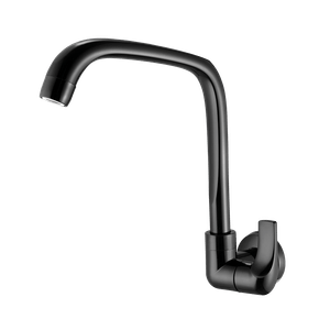 Torneira para Cozinha de Parede 1/4 Volta Fitt 1168 F61 Preta - Lorenzetti