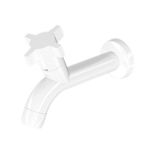 Torneira para Cozinha de Parede Pia Longa Fitt 1132 F64 Branco - Lorenzetti