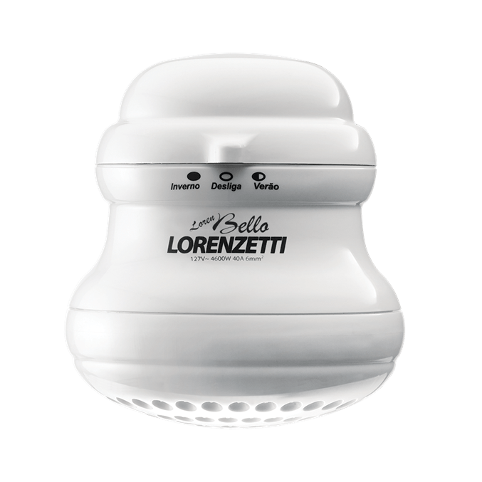 Chuveiro-com-Braco-Bello-Banho-5500W-220v-com-Braco-Branco---Lorenzetti
