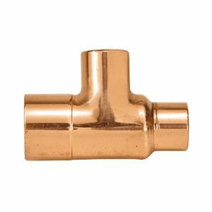 Te de Redução Lateral sem Anel Cobre Bronze - Eluma