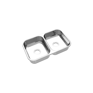 Cuba Dupla para Válvula 312 Retangular Aço Inox Extra CD34 700x400x170mm Polido - Mekal