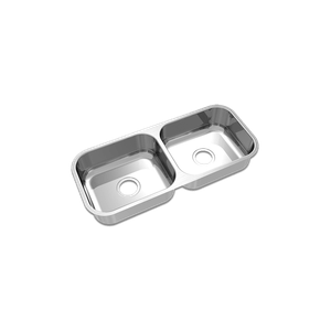 Cuba Dupla para Válvula 312 Retangular Aço Inox Extra CD40 820x340x170mm Polido - Mekal